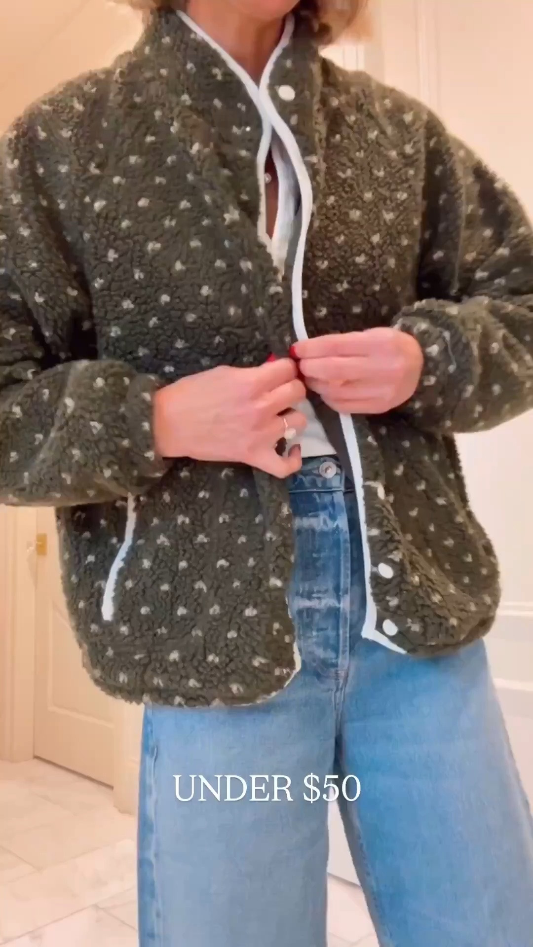 This Amazon fleece jacket is under $50! I’m wearing size small.

#LTKootd #LTKSeasonal