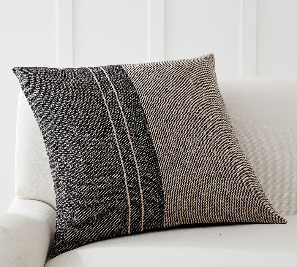Caylee Handloomed Striped Pillow Cover | Pottery Barn (US)