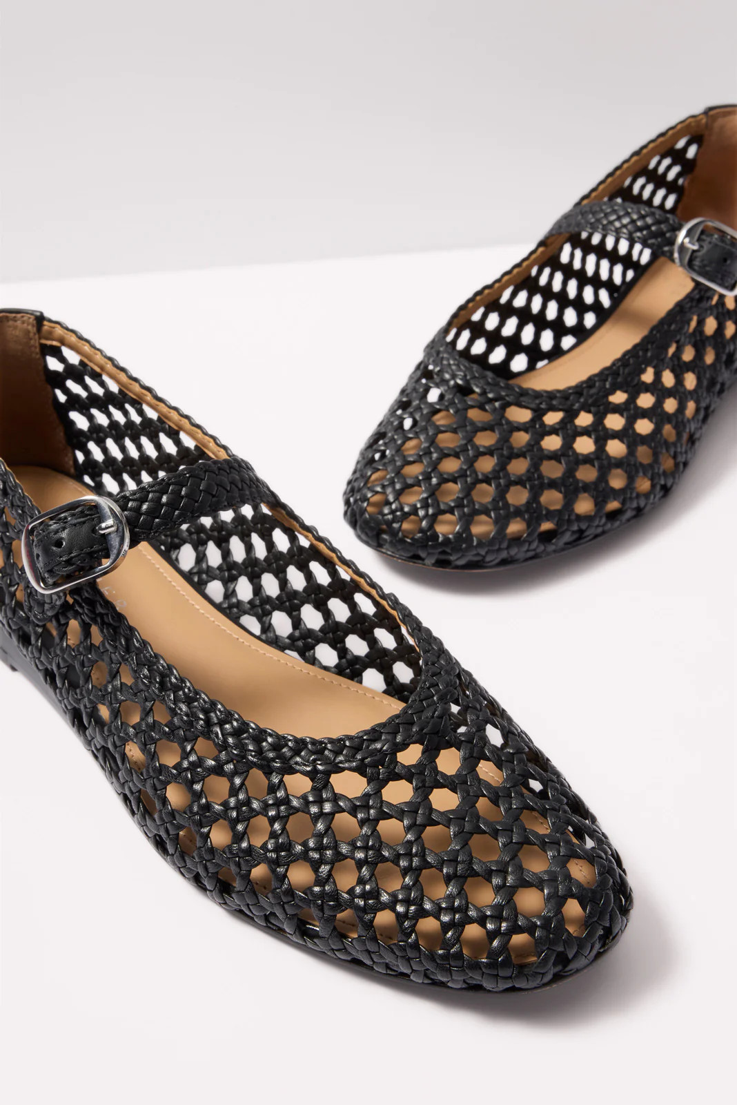 MARC FISHER LTD Women's Evonna Woven Mary Jane Shoes, Size 6.5, Black | Evereve