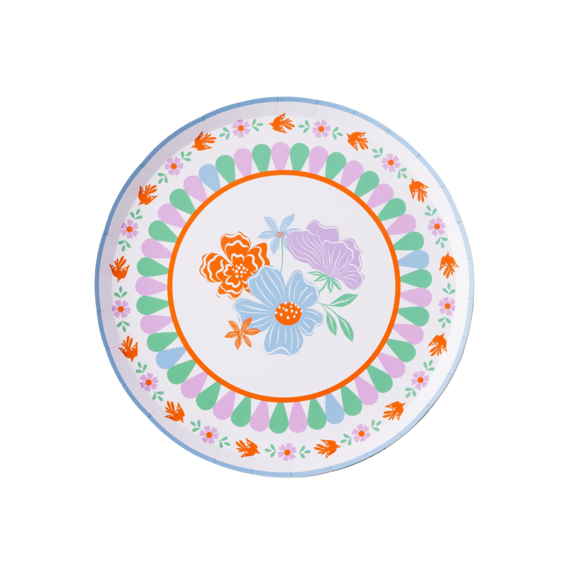 Bonjour Fête Bright Fiesta Small Paper Party Plates | Disposable Small Plates for Summer Parties... | Amazon (US)