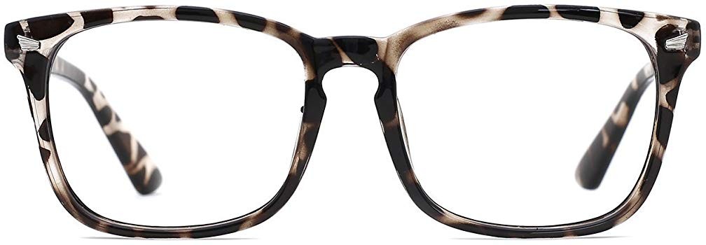 Blue Light Blocking Glasses Square Nerd Eyeglasses Frame Anti Blue Ray Computer Game Glasses | Amazon (US)