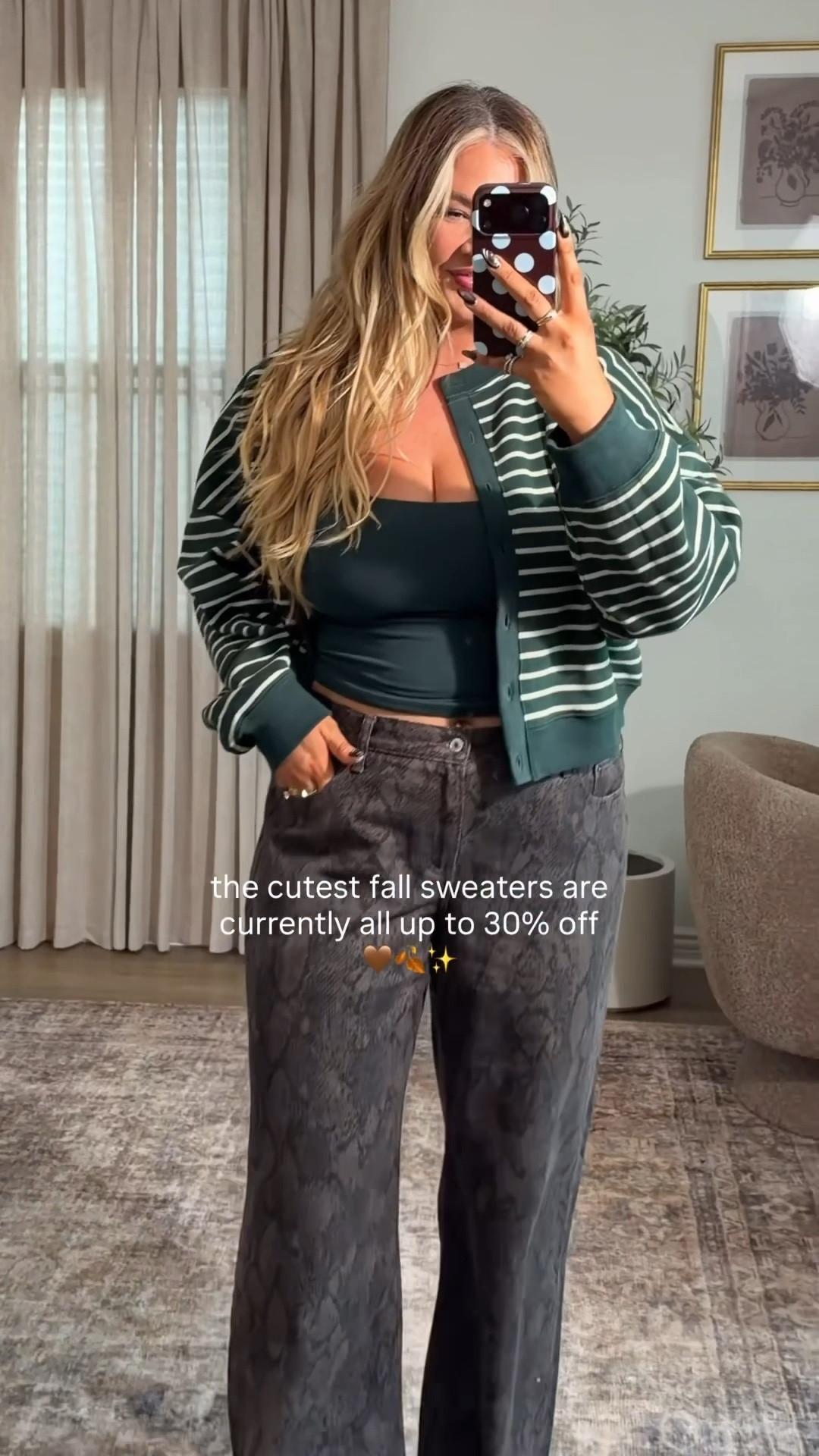 wearing XLs in the sweaters & 33 longs in the pants and jeans! ❤️‍🔥
@abercrombies sweater and sweatshirts sale is happening right now with up to 30% Off Select Sweaters & Sweatshirts + Extra 20% Off with code AFLTK! 
#AbercrombiePartner 

*Offer valid online only October 10, 2026 to October 13, 2026 in US/CA. Offer applies to select styles as indicated. Online price reflects discount.

**Use code AFLTK to get an additional 20% off almost everything in stores and online at checkout from October 10, 2026 to October 11, 2026 in US/CA. Exclusions apply. See details online.
