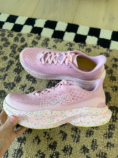 The cutest new pink hokas! 

Hoka, running shoes, athleisure 

#LTKStyleTip #LTKFindsUnder100