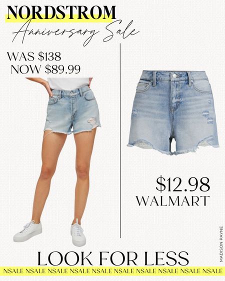 Look for Less❗ Compare 7 For All Mankind's distressed denim shorts for $89.99 in the Nordstrom💛 sale to Walmart's🤑similar denim shorts at $12.98!

NSale, Nordstrom Anniversary Sale, dupe alert, distressed denim shorts, denim shorts, shorts, summer fashion, summer style, summer outfits, Madison Payne


#LTKstyletip #LTKSeasonal #LTKxNSale