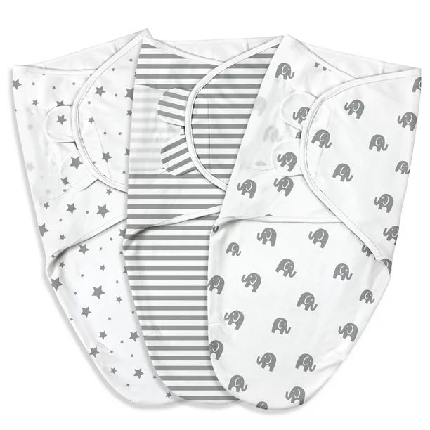 GLLQUEN BABY Swaddle Blankets for Baby Boy Girl, 0-3 Months Infant Swaddling Sleep Sack, 3 Pack W... | Walmart (US)