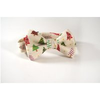 Christmas Tree Bow Tie, Christmas Boy's Men's Beige Tie | Etsy (US)