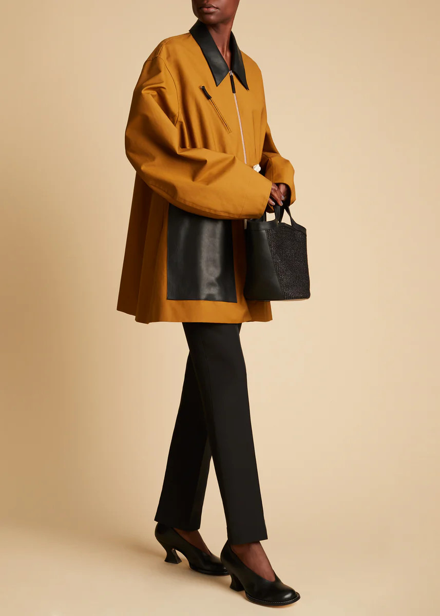 The Hampton Jacket in Khaki Brown | Khaite