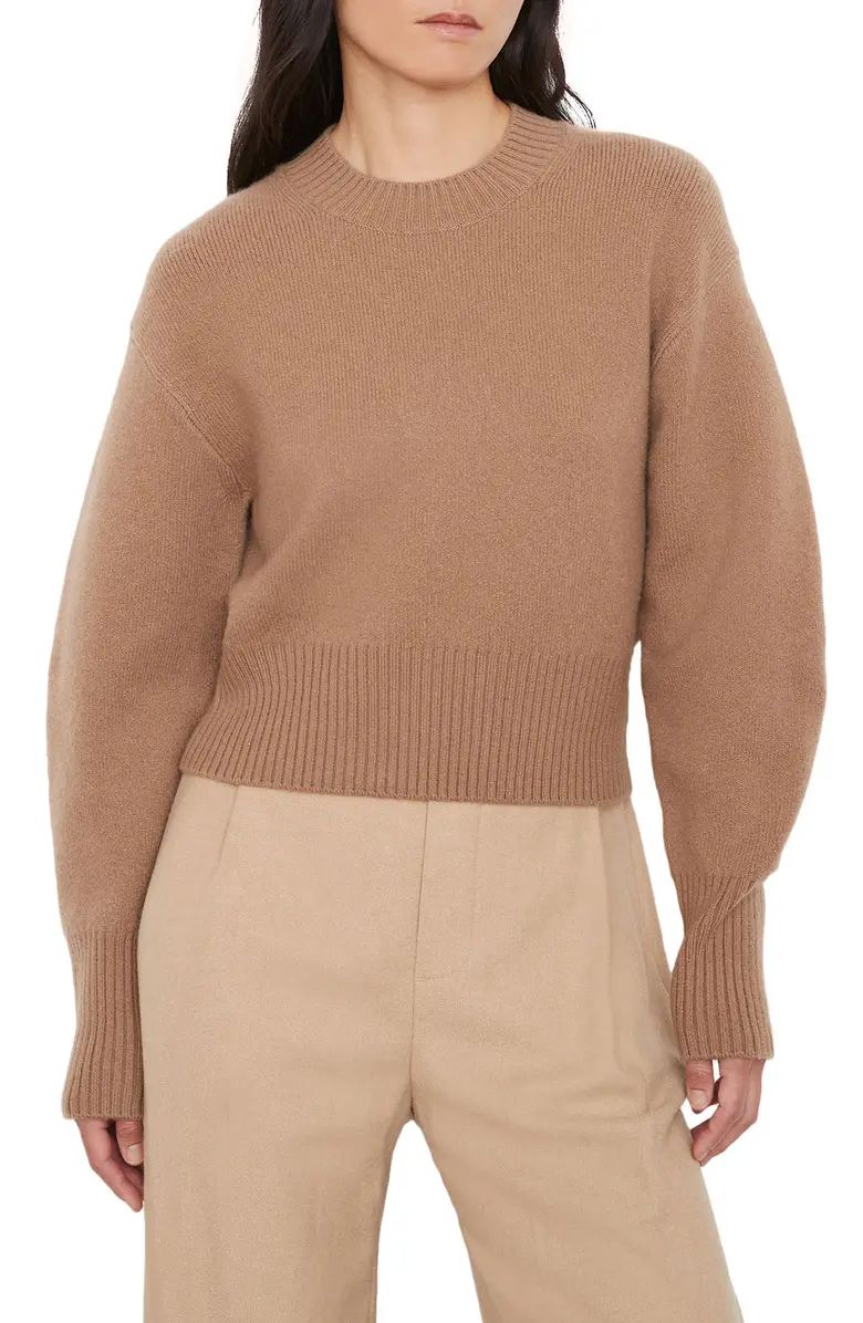 Crewneck Puff Sleeve Sweater | Nordstrom
