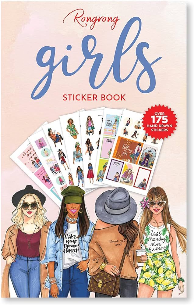 Rongrong Girls Sticker Book Planner Accessories This Planner Sticker Pack is Full of Strong, Dive... | Amazon (US)