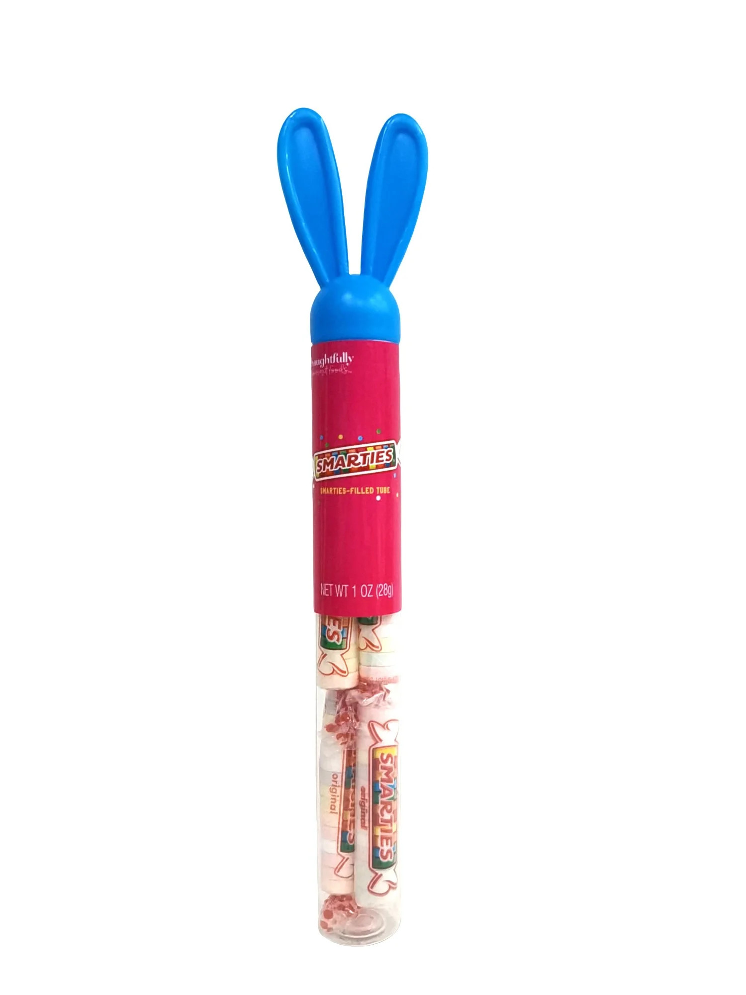 Smarties, Bunny Ear Tubes with Wrapped Smarties, 1 oz., Easter Gift, Allergens Free | Walmart (US)