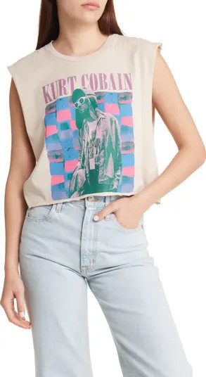 Kurt Cobain Crop Graphic Tank | Nordstrom