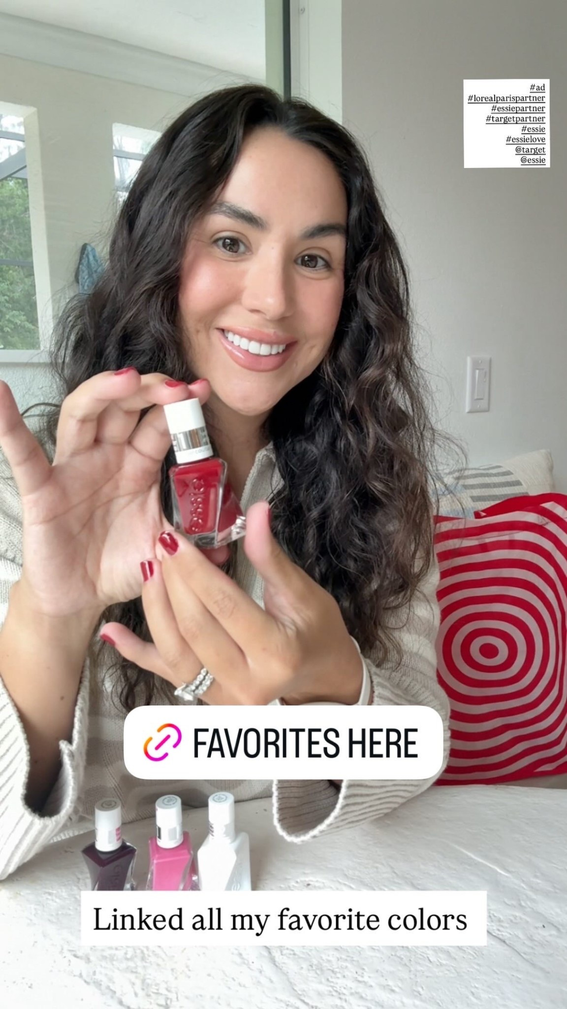 #Ad #lorealparispartner #essiepartner How pretty is this polish from @essie ?! I love being able to do my nails at home using their gel couture line. I’ve linked all my favorite colors that you can find @Target. Just comment SHOP and I’ll send you the direct link #TargetPartner #Target #essielove #essie

#LTKBeauty #LTKStyleTip