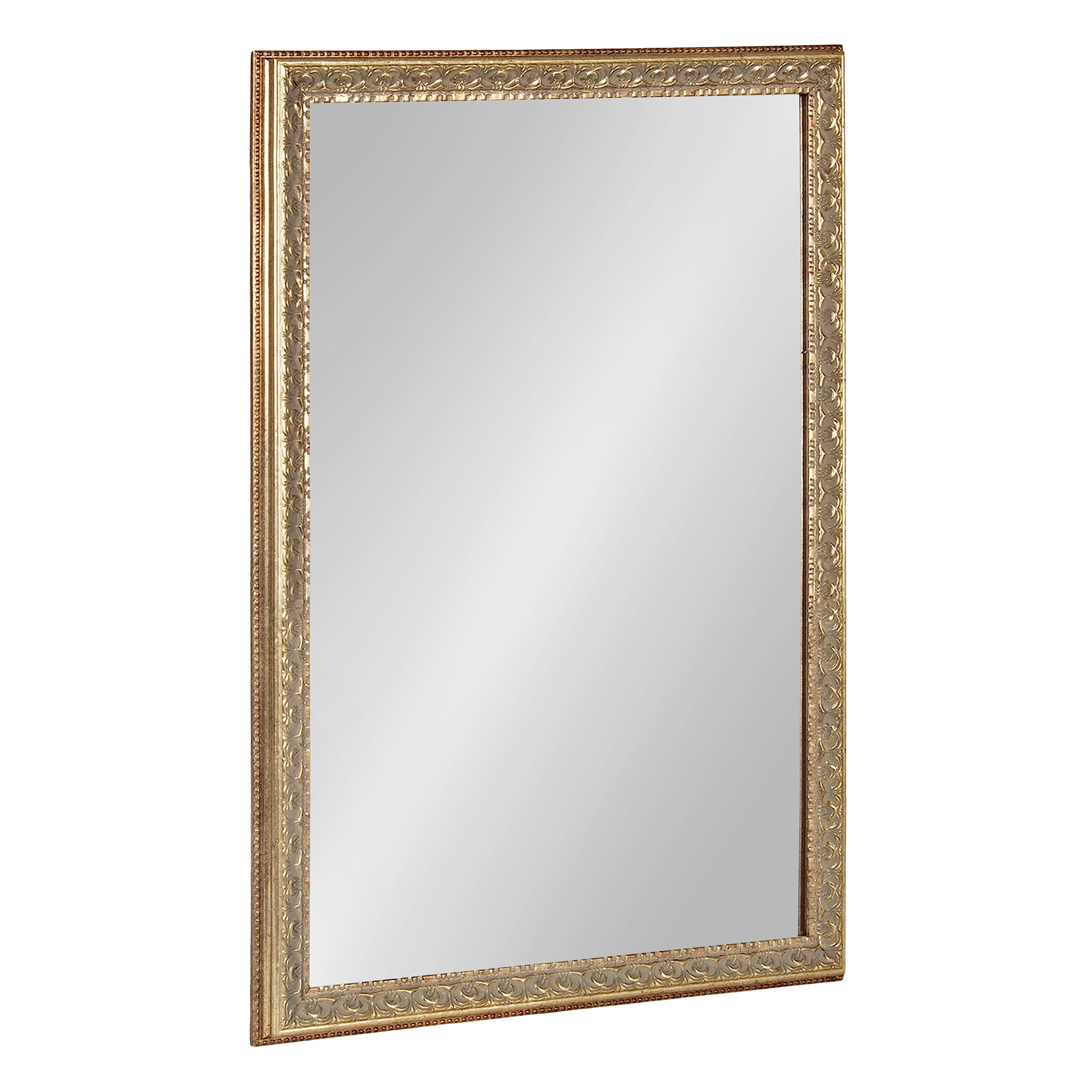 Kate and Laurel Johann Traditional Rectangular Ornate Wall Mirror, 18 x 24, Antique Gold, Vintage... | Amazon (US)