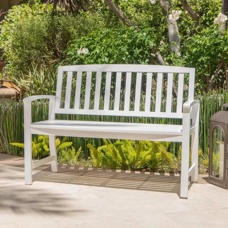 Leora Wooden Garden Bench | Wayfair North America