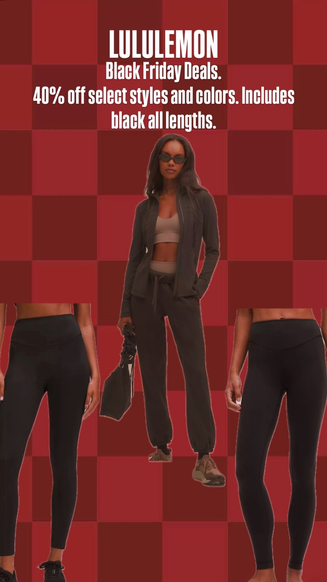 Lululemon Black Friday Deals. Upto 40% off. Select colors and styles. 

#LTKCyberWeek #LTKActive #LTKSaleAlert