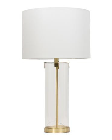 28in wanaka glass table lamp | TJ Maxx