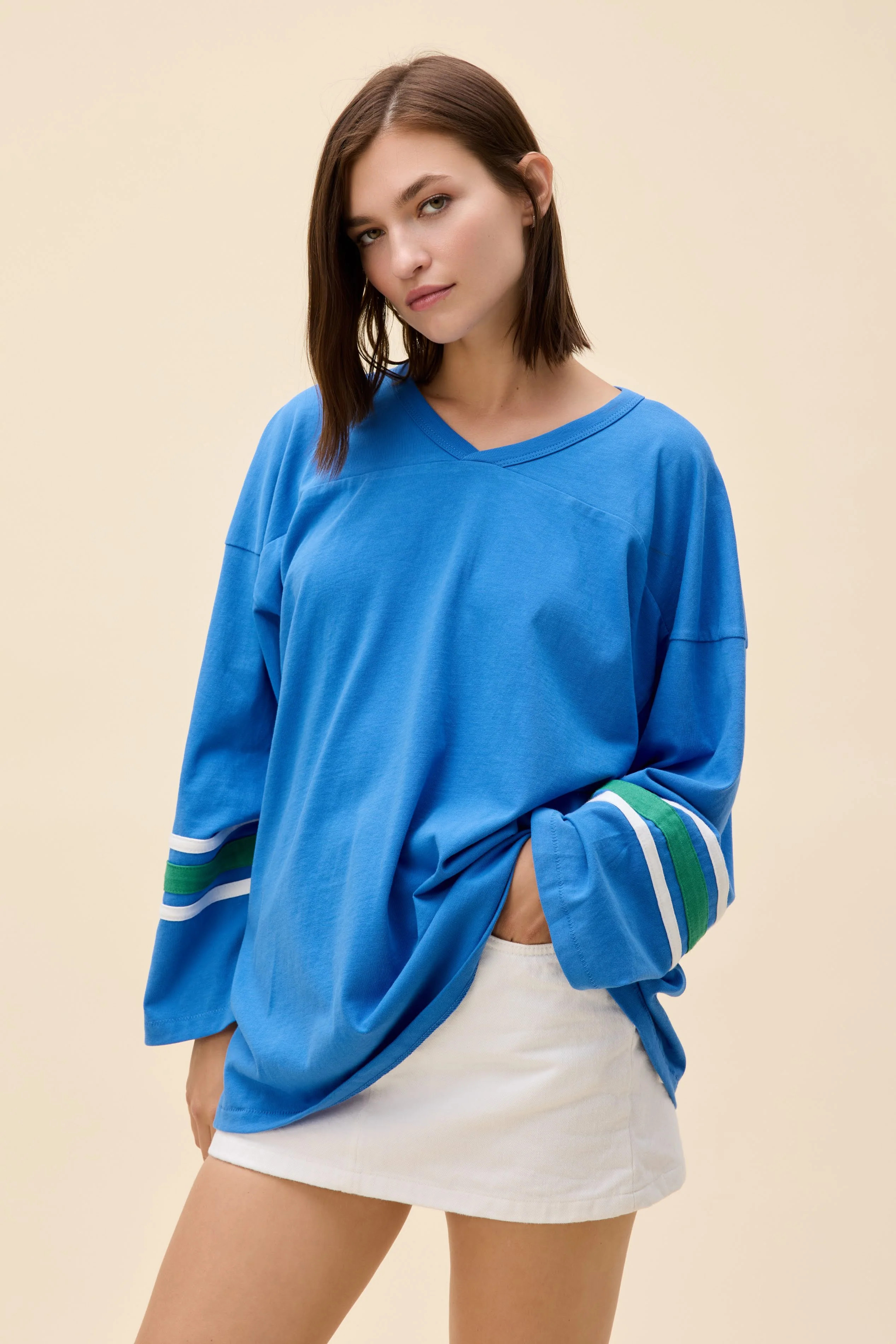 Solid Hockey Jersey Long Sleeve | Daydreamer