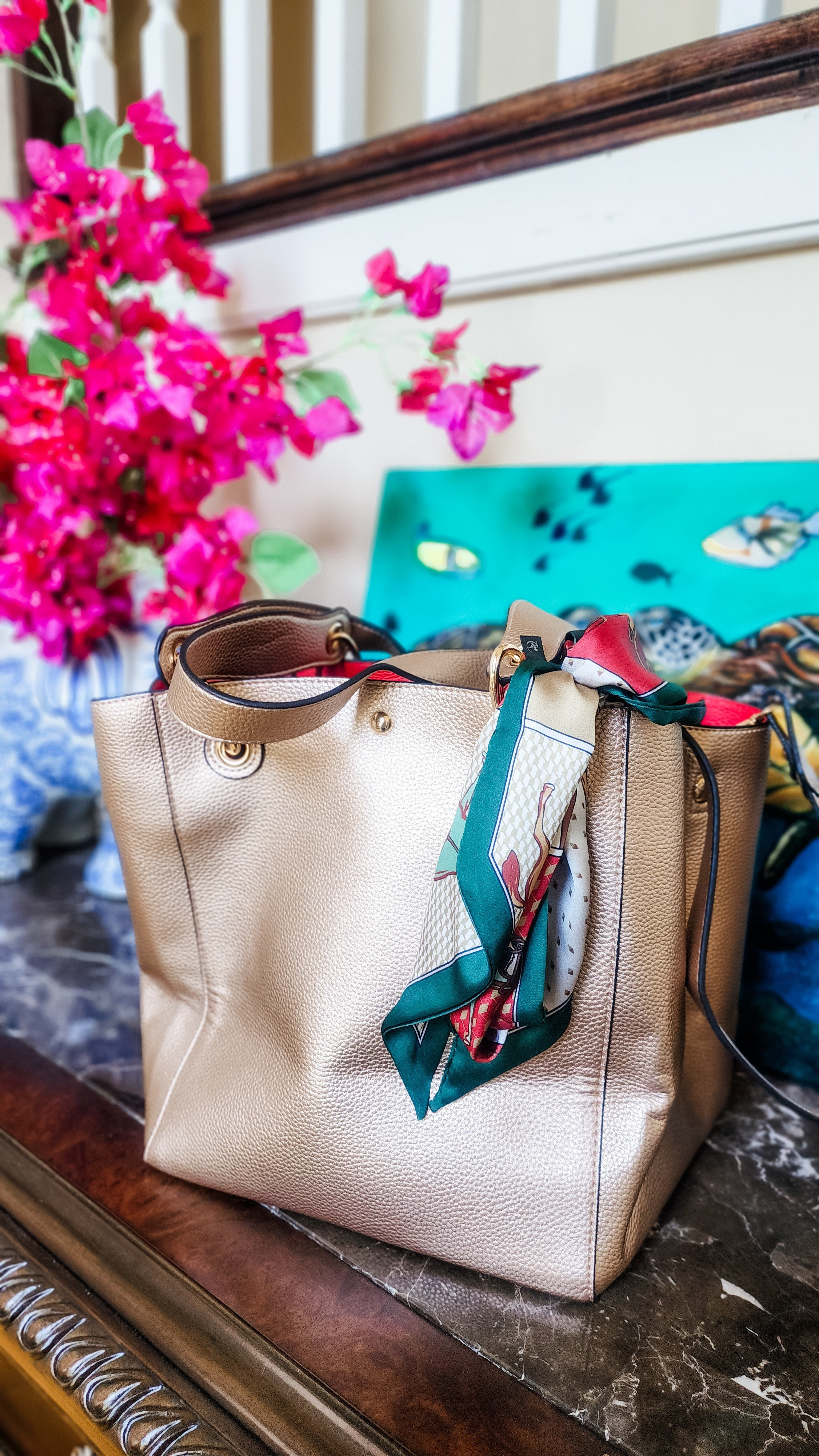 My #1 travel tote that holds EVERYTHING - computer bag- headphones- cords - task book- pens- 2 phones - phone chargers- wallet- passport- sleep mask- travel wrap neck pillowit ALL Fits!#livinglargeinlilly #travelbag #traveltote #worktote #campusbag 

#LTKU #LTKWorkwear #LTKTravel