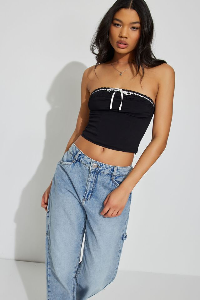 Trimmed Tube Top | Garage Clothing
