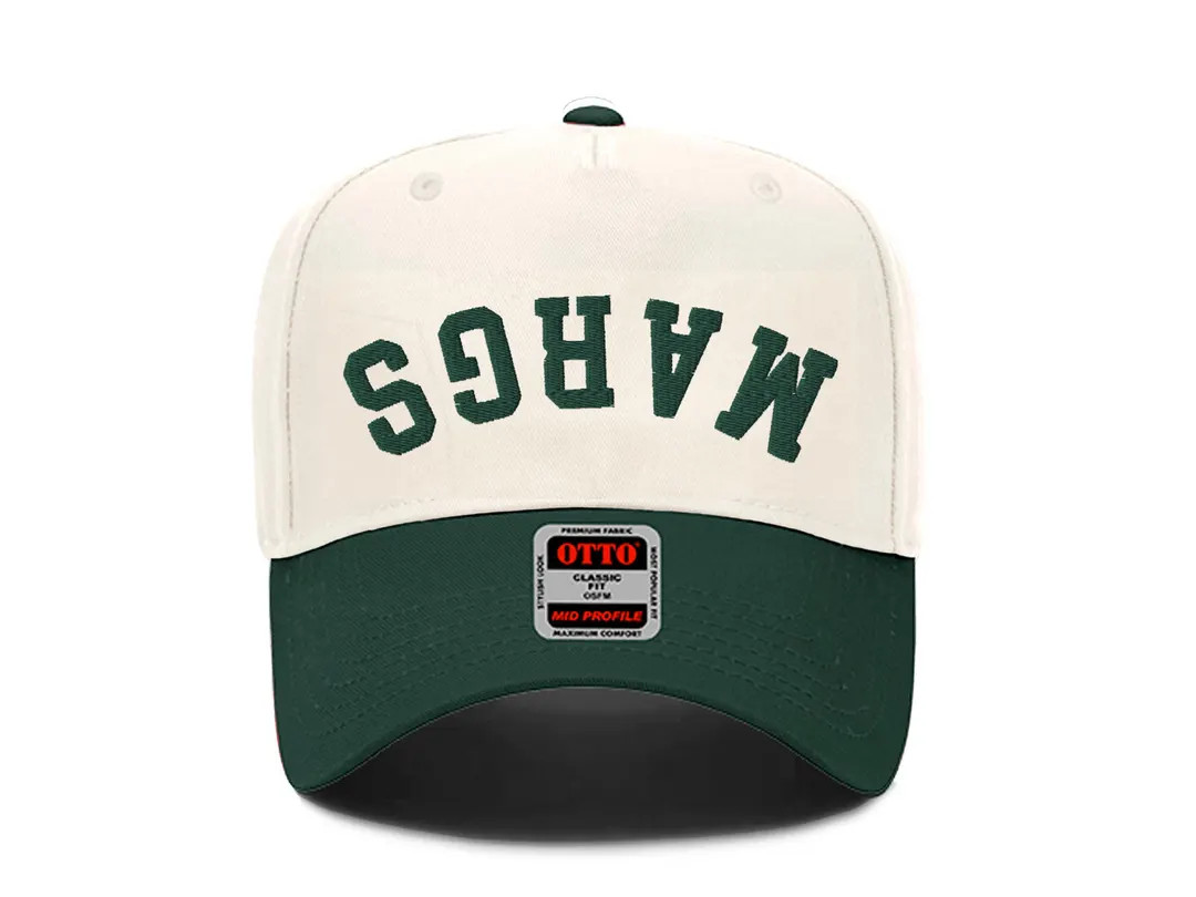 Margs Two Tone Hat Upside Down Margs Hat for Tequila Lover Gift for Her Cute Embroidered Trucker ... | Etsy (US)