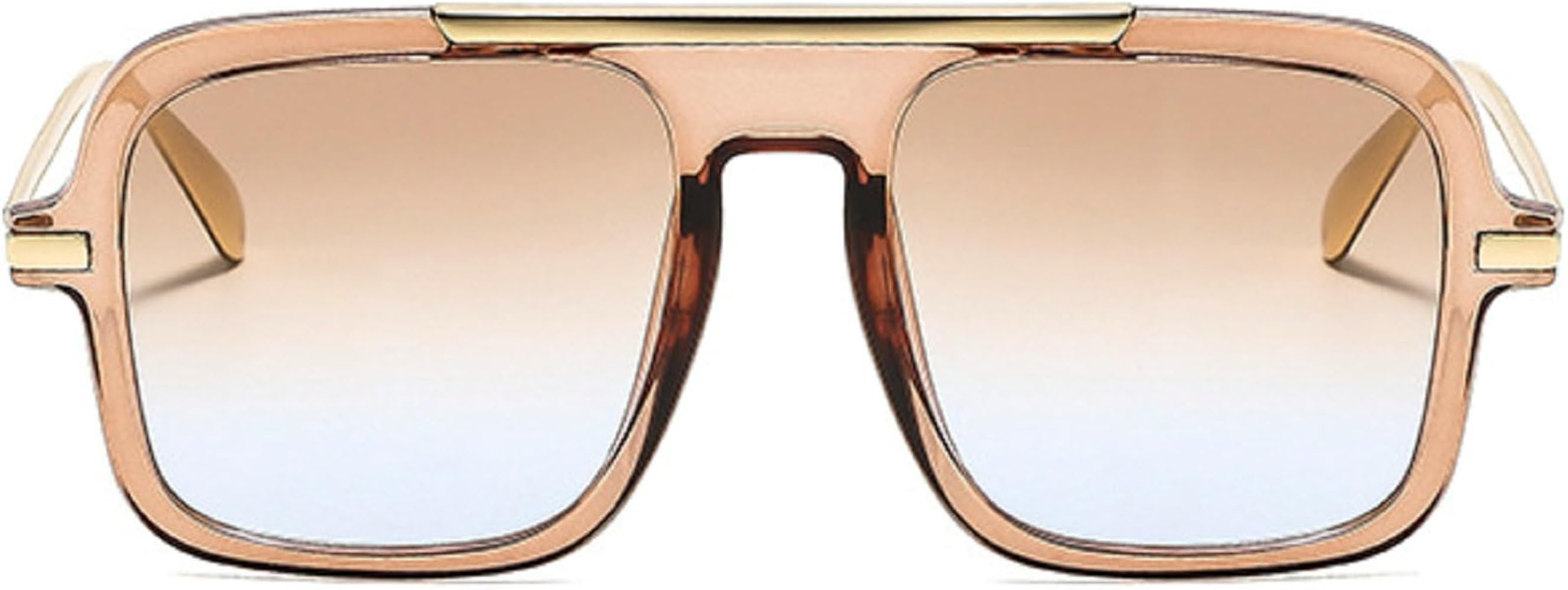 Retro Square Sunglasses for Womens Mens Vintage Oversized Pilot Sun Glasses 70s 80s 90s Shades | Amazon (US)