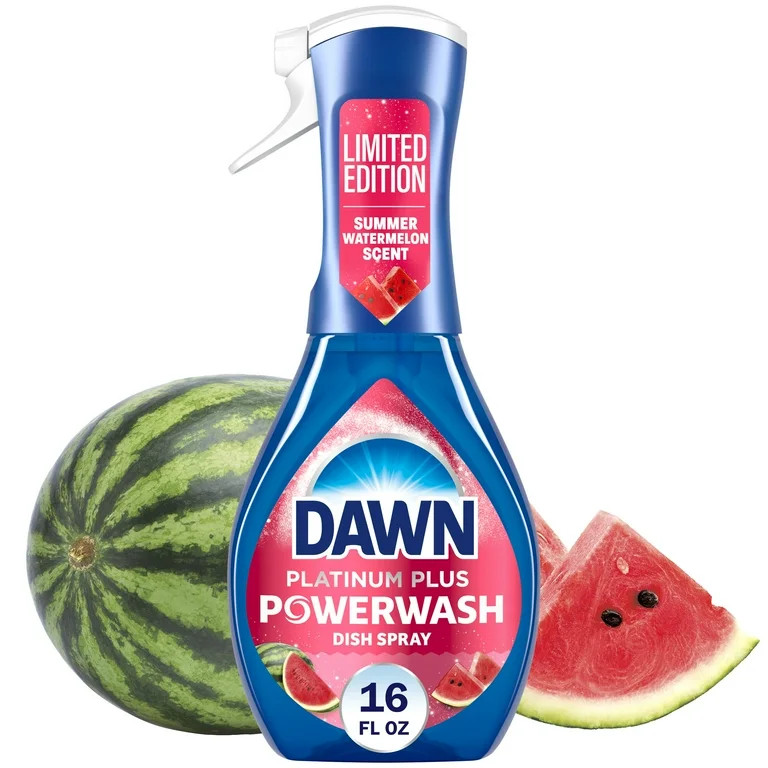 Dawn Powerwash Spray, Dish Soap, Dishwashing Liquid, Summer Watermelon, 1 Starter Kit, 16 Fl Oz | Walmart (US)