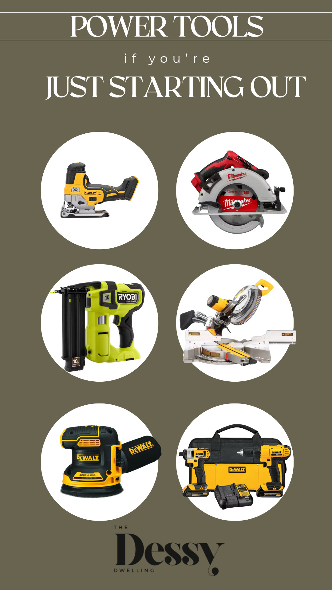 My favorite tools for just starting DIY 

 