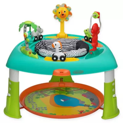 Infantino® Sit, Spin & Stand Transforming Seat & Activity Table in Aqua | buybuy BABY | buybuy BABY