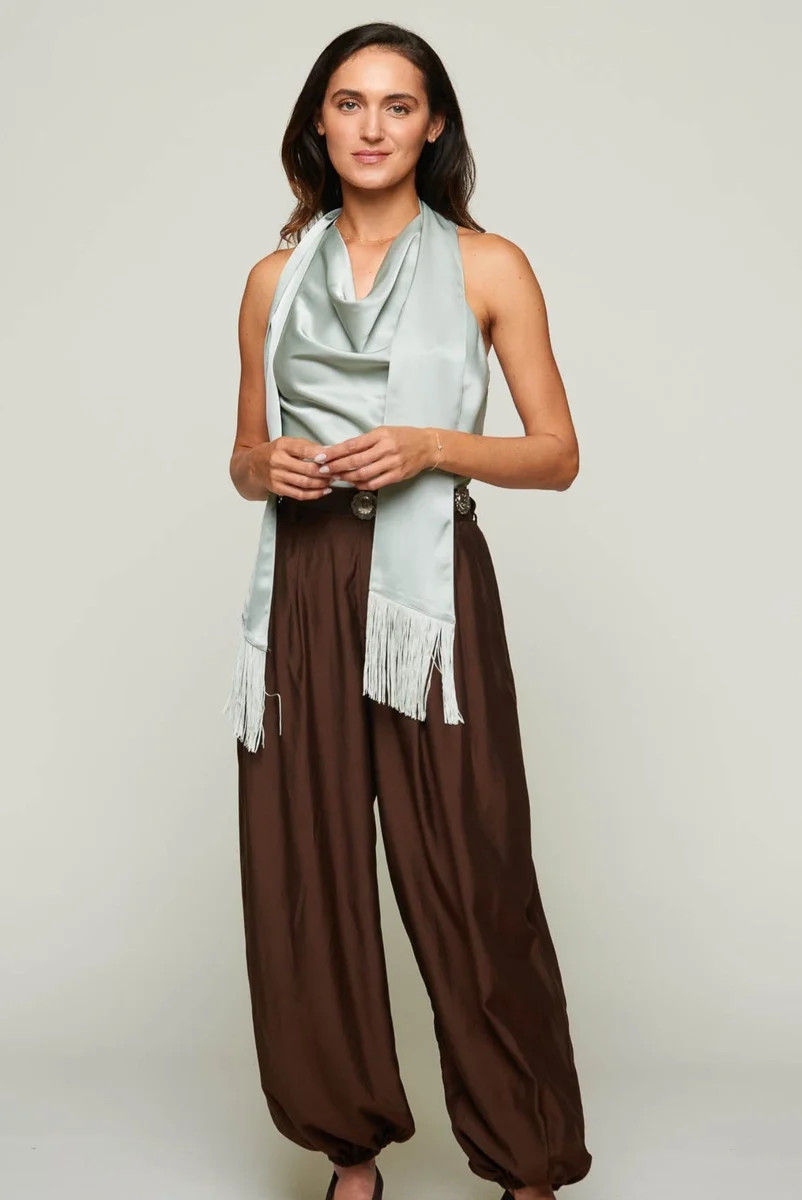 Ariane Chocolate Balloon Pants | Benaar La