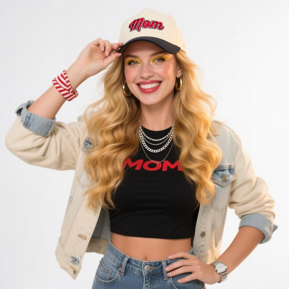 Waldeal Mom Trucker Hat for Women, Embroidered Mama Baseball Cap Adjustable Vintage Snapback Hat ... | Amazon (CA)