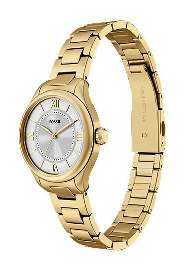 Gilmore Three-Hand Gold-Tone Stainless Steel Watch | Fossil (US)