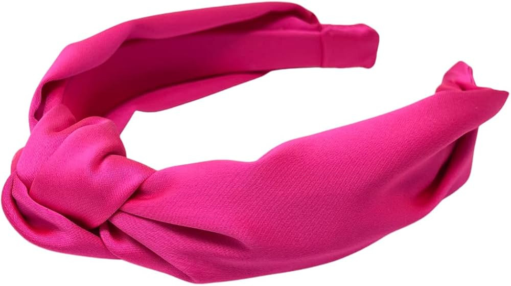 Knotted Headband for Women | Comfortable Fashion Headband (Hot Pink) | Amazon (US)