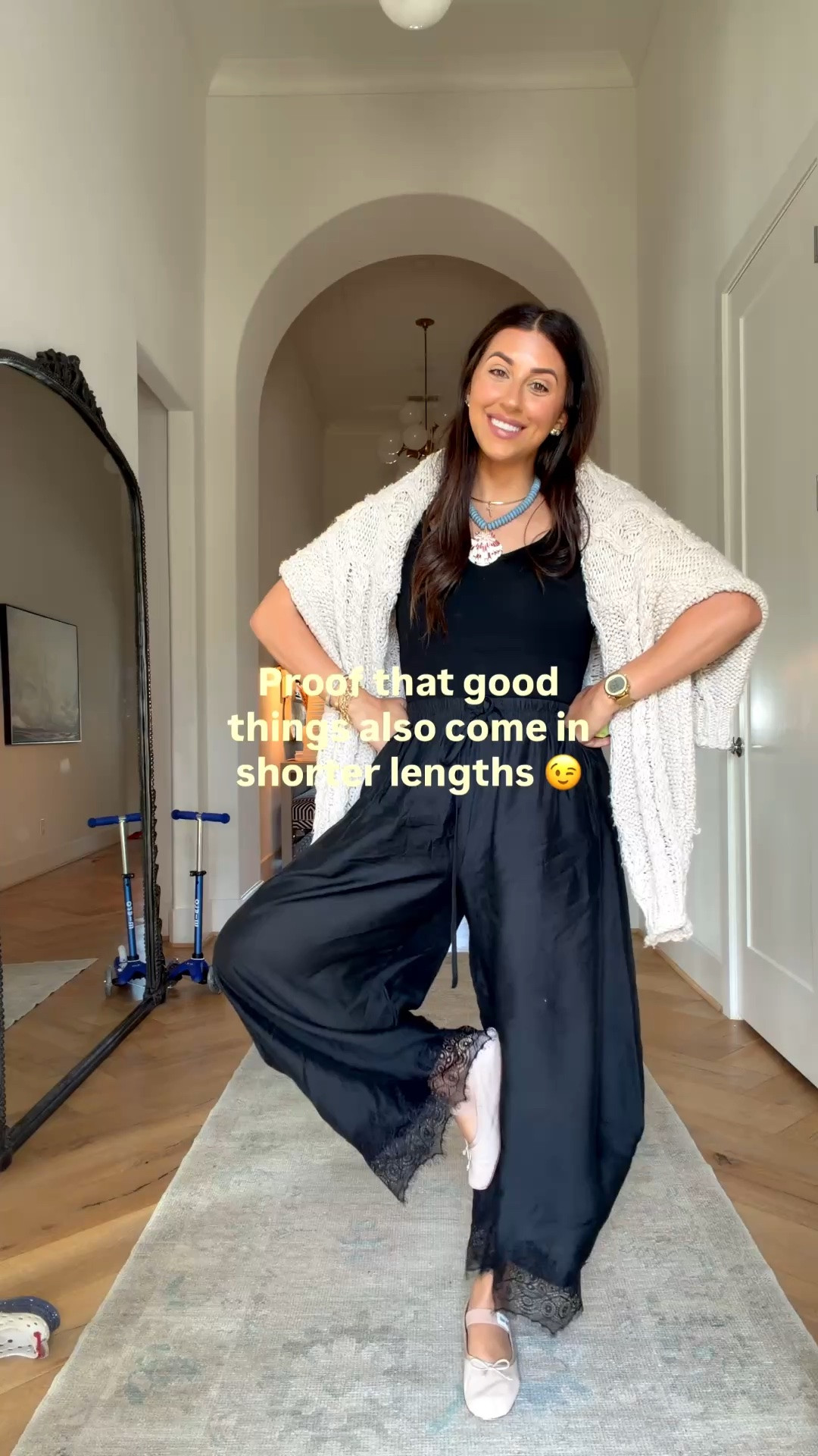 Top: medium
Pants: medium
Shorts: large
Sweater: medium

$20 short, $32 pants both amazon, both fire. 

Dressupbuttercup.com #dressupbuttercup #dederaad

#LTKootd #LTKSeasonal #LTKSaleAlert