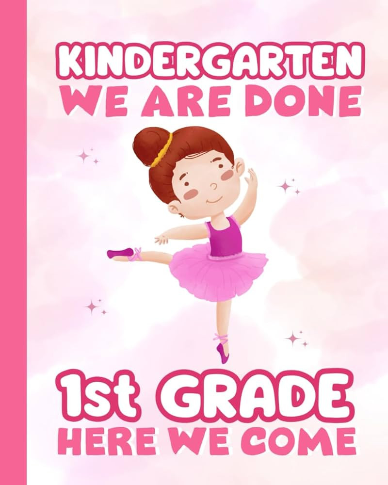 Kindergarten Graduation Gift: Ballerina Composition Notebook for Girls with Bonus Coloring Pages ... | Amazon (US)