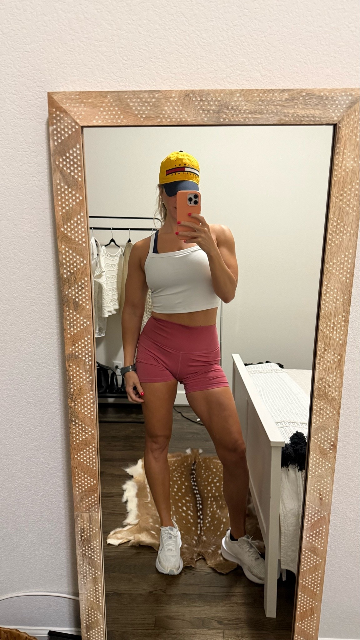 Workout fit 7/22! Wearing M in Amazon workout shorts, S in running sports bra! Sized up .5 size in Nike running shoes

#LTKfitnessgoals #LTKActive #LTKSaleAlert