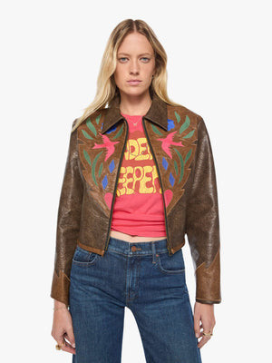 The Open Book Zip - Picante | Mother Denim
