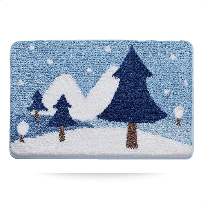Nature and Season Bathroom Rug, Cute Cartoon Natural Bath Rugs, Non-Slip Extra Soft and Absorbent... | Amazon (US)