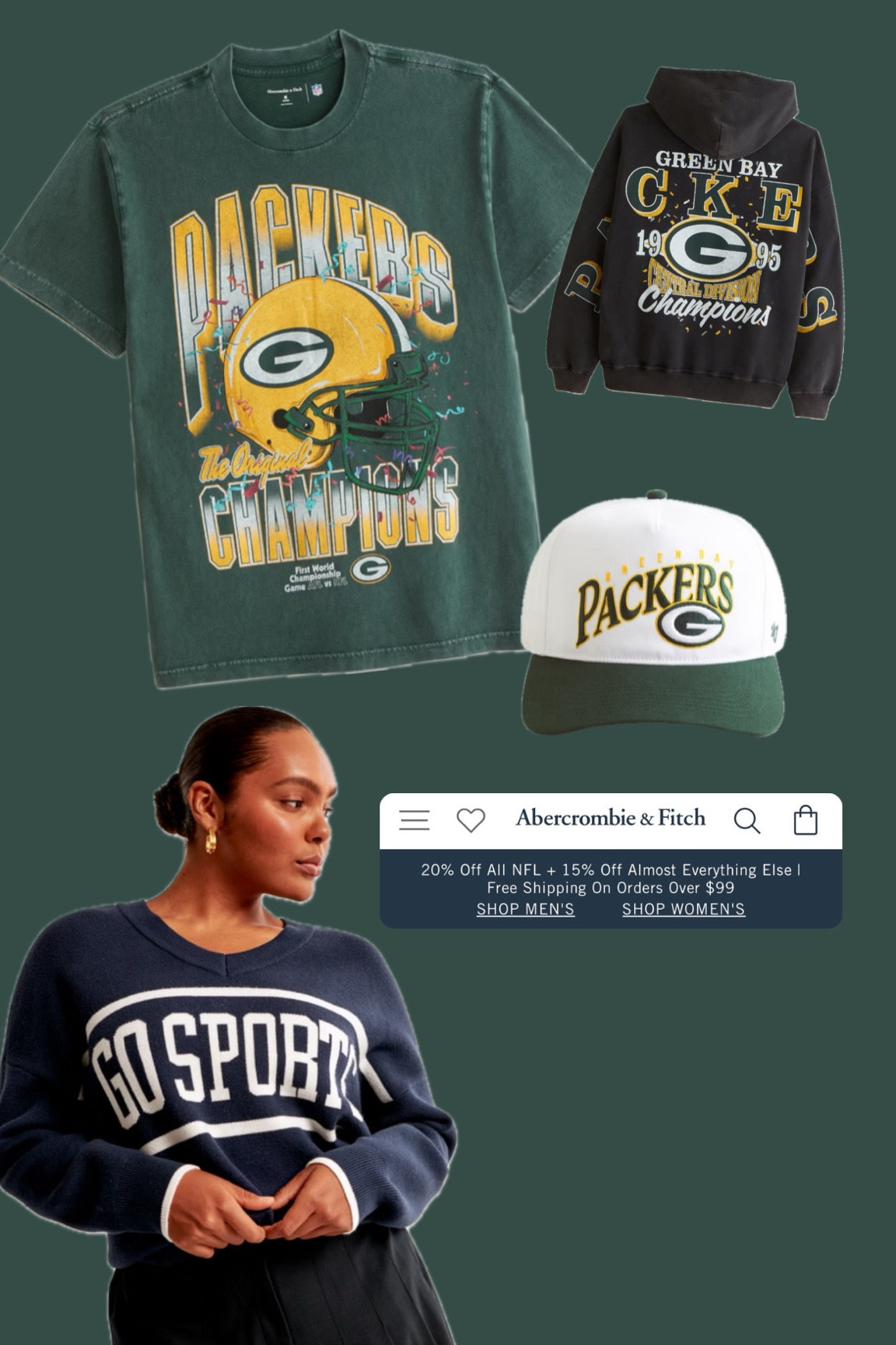 NFL / Abercrombie 20% off + 15% 👏🏼👏🏼👏🏼

#LTKFindsUnder50 #LTKFallSale #LTKSeasonal