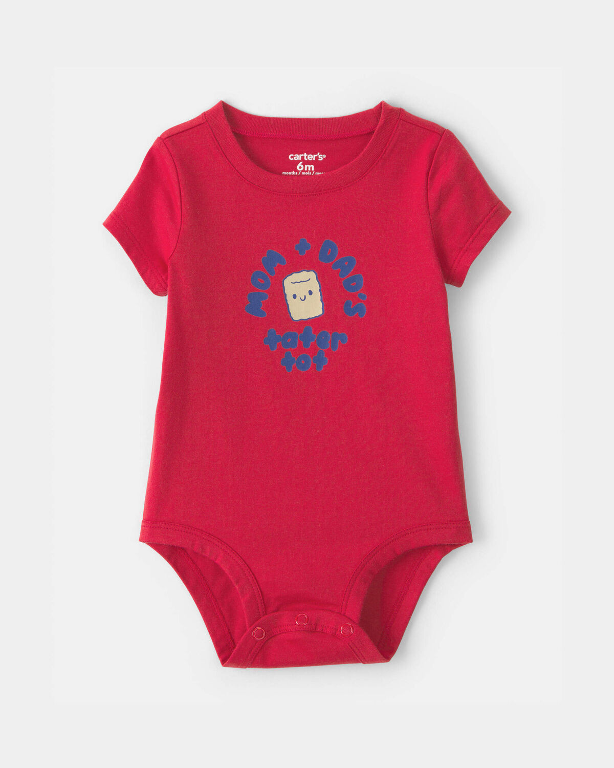 Baby Tater Tot Graphic Bodysuit - Red | Carter's Inc
