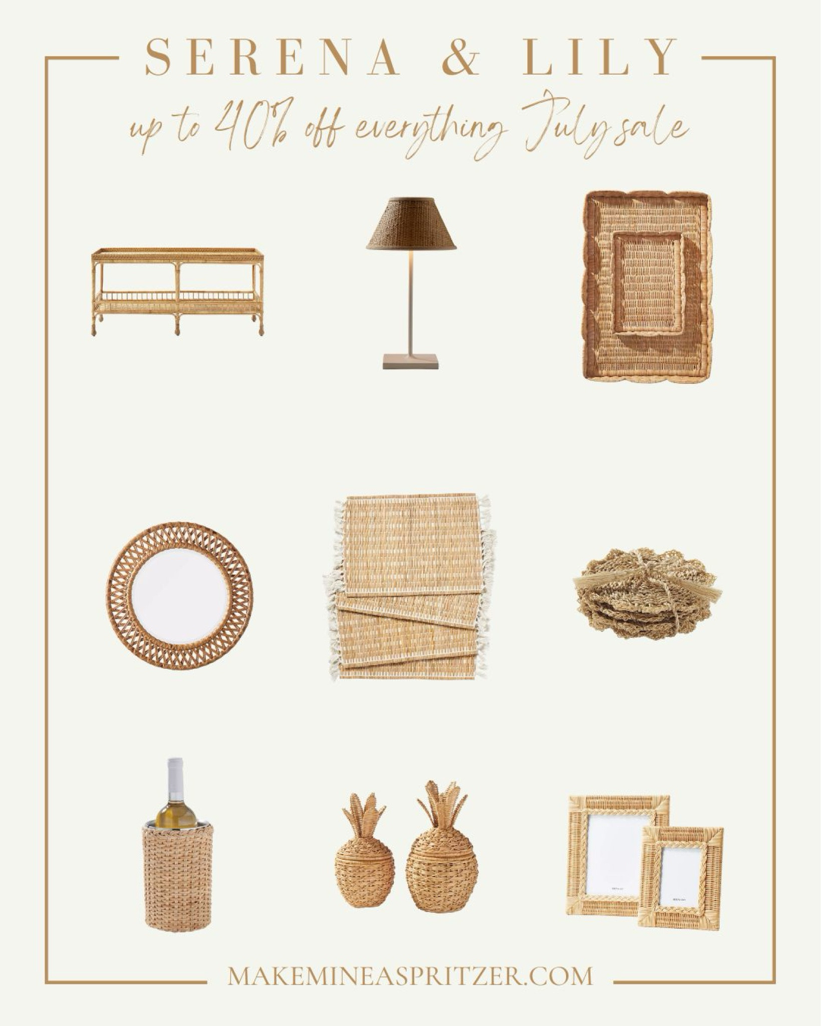 Serena & Lily’s 4th of July sale is now … today through July 10th enjoy up to 40% off! 

#serenaandlily 

#LTKFindsUnder100 #LTKHome #LTKSummerSales