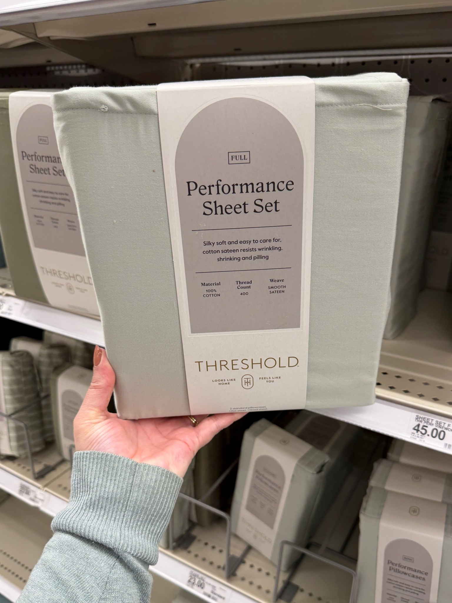The Threshold Performance 400 count sheets are my absolute fave! We have them on every bed in our home

#LTKHome