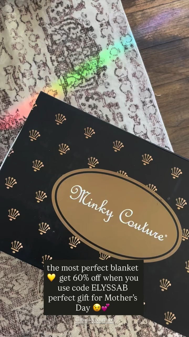 the most perfect blanket 💛  get 60% off when you use code ELYSSAB perfect gift for Mother’s Day 😉💕 @minkycouture

#LTKHome #LTKSaleAlert #LTKMothersDay