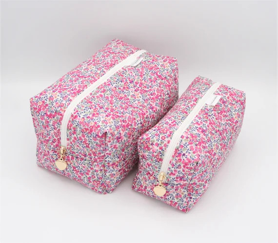 Liberty Print Box-style Toiletry Washbag other Fabrics - Etsy | Etsy (US)