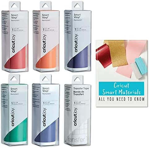 Cricut Joy Smart Permanent Vinyl, Rainbow Bundle | Amazon (US)