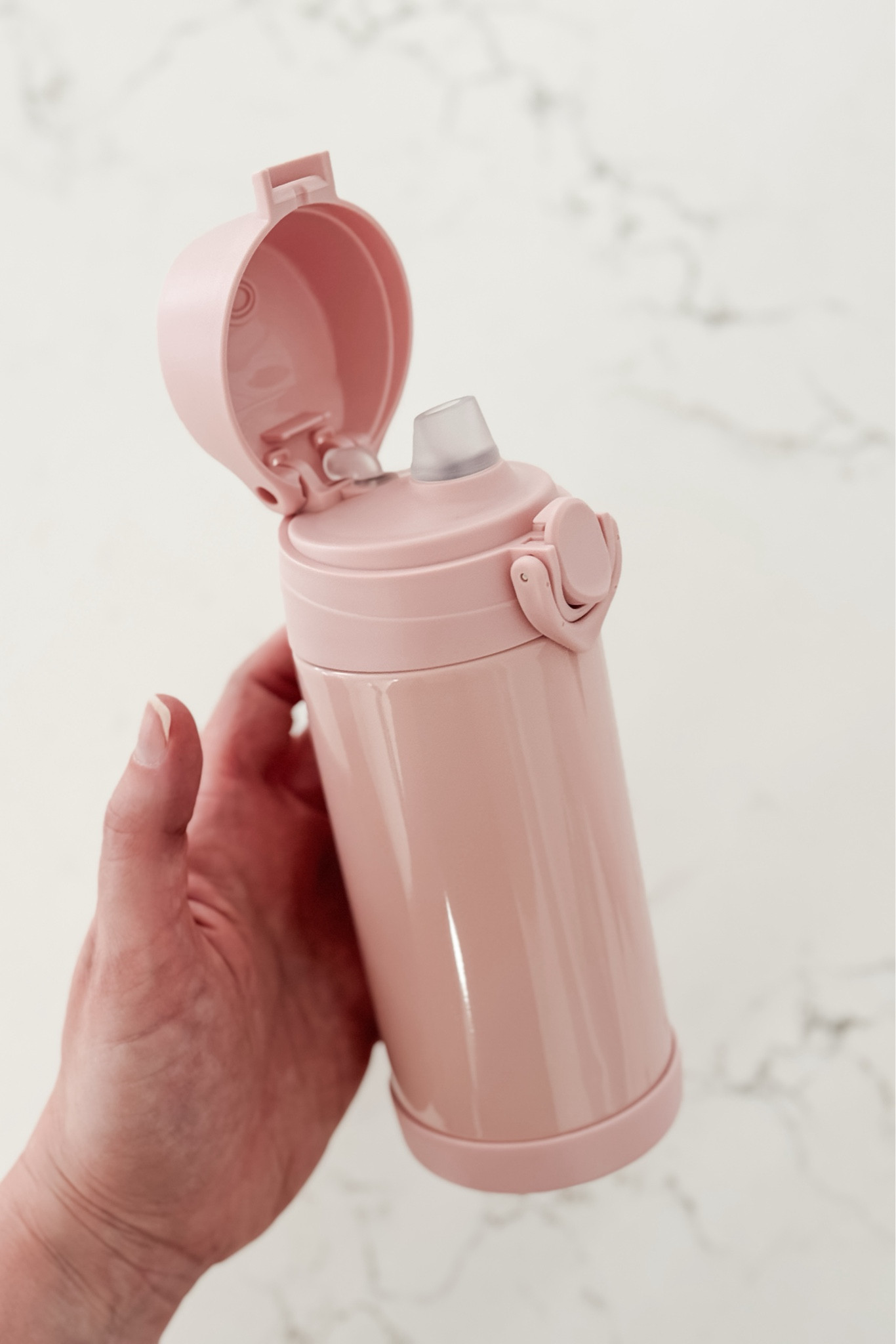 The easiest travel water bottle we’ve found for tiny #LTKToddler hands to open (and it’s semi-spill proof)! We bought two: one for preschool and one for dance class. 

#LTKKids