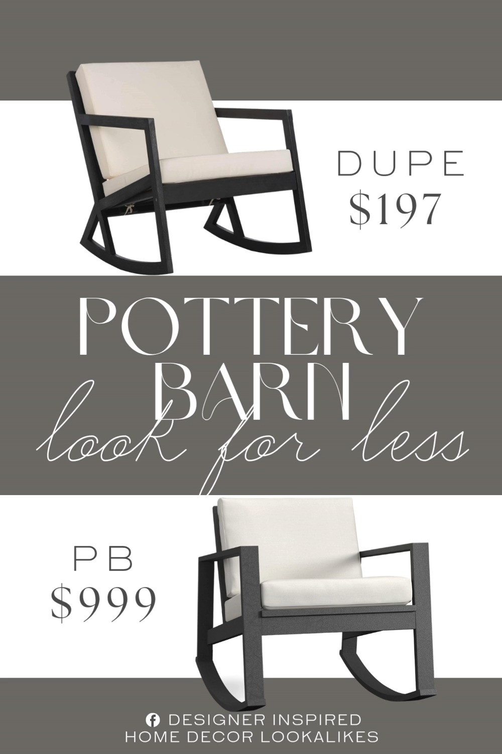 Inspired by Pottery Barn Metal Rocking Outdoor Lounge Chair. Modern Patio Rocking Chair. Contemporary Garden Rocker. Sleek Outdoor Rocking Lounge Chair. Metal Outdoor Rocking Chair. Modern Patio Rocker. 

Home more affordable option find copy cat similar look for less budget friendly affordable cheap cheaper beautiful pretty. Clearance sale coupon code discount code promo code luxury lookalike look a like Inspo inspiration inspired by idea ideas Love like these? I share multiple every day in my FB group.
#potterybarninspired #outdoorloungechair #patioinspo #outdoorliving #outdoorfurniture #modernliving #rockingchair 

 #LTKHome