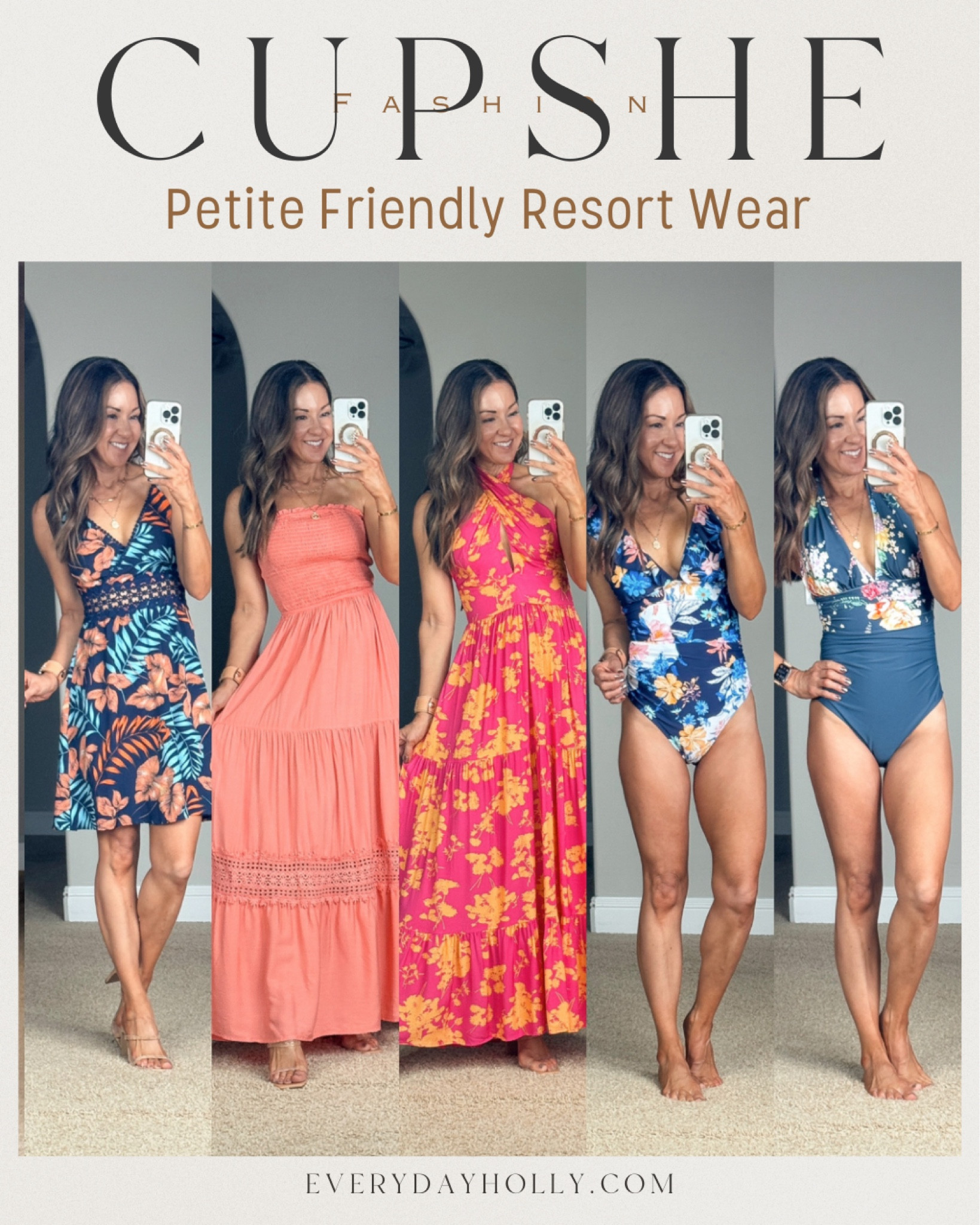 Petite Friendly Resort Wear  

Use code HOLLYS15 for 15% off your order $65+ or HOLLYS20 for 20% off your order $109+
For reference: I’m 5’1”, 109lbs
I am wearing size the smallest size available  in all dresses - TTS!
Swimsuits size small TTS

Fashion  Fashion favorites  Resort wear  Resort style  Petite friendly  Vacation outfit  Vacation style  Floral dress  Maxi dress  Spring dress  Summer style  Sandals  Romper  EverydayHolly
#ltkunder50 #LTKpetite


#LTKswim #LTKsalealert #LTKover40
