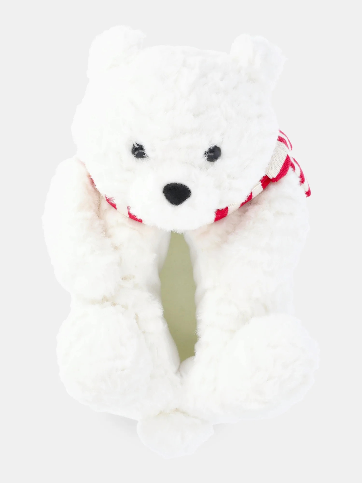 Holiday Time Boys and Girls Plush Polar Bear Slippers | Walmart (US)