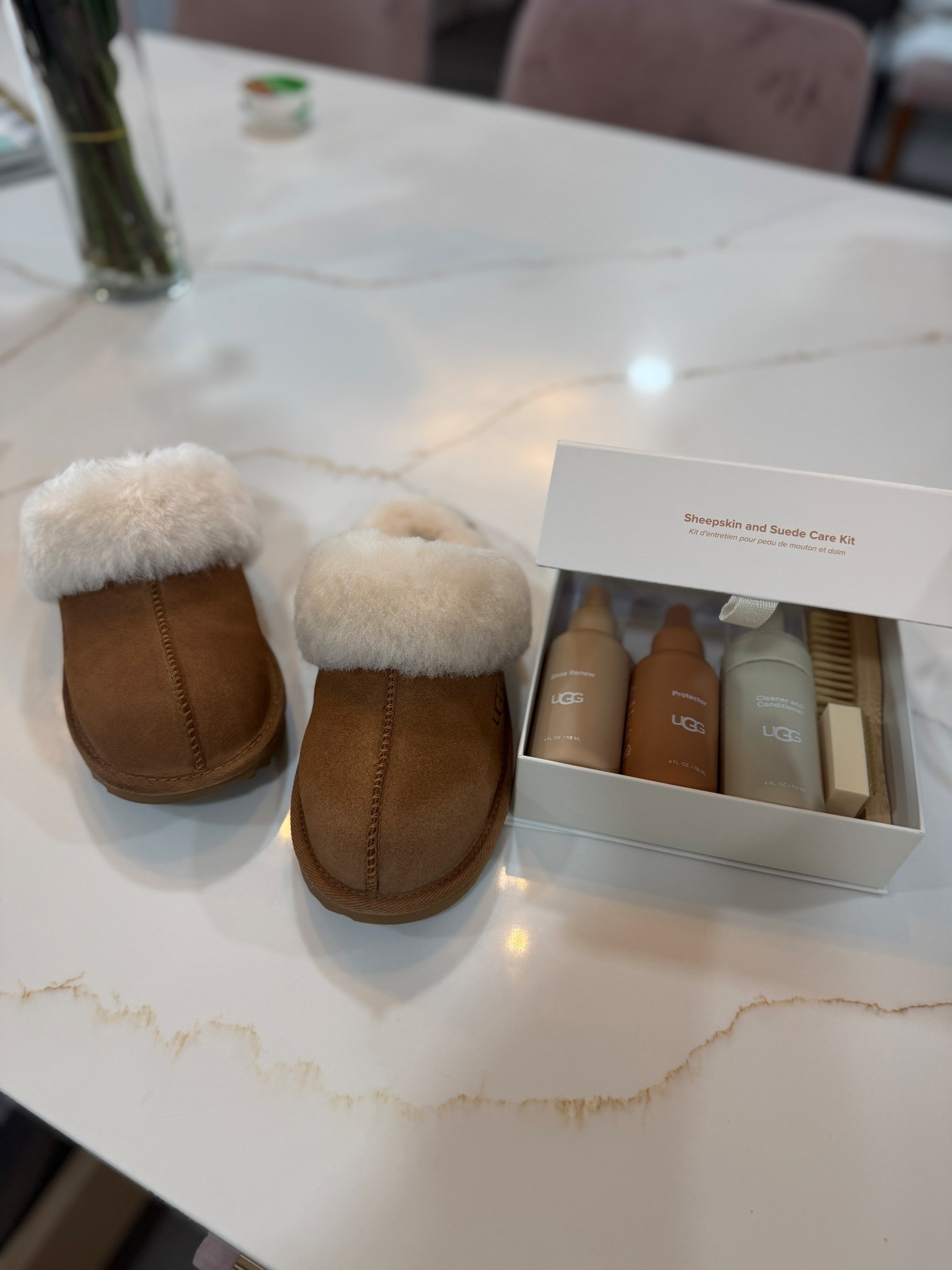 Tenley’s UGG Cozy II Slippers were so loved they were falling apart… so we got her a brand new pair in the next size up! 🩷 Cozy, classic, and now ready for many more mornings at the barn (and lounging at home). Also grabbed the Sheepskin & Suede Care Kit to keep them looking fresh!

#UGG #UGGCozyII #SheepskinSlippers #CozyStyle #HomeFavorites #LTKHome #LTKSeasonal #WinterStyle #UGGLover #FamilyFavorites #microinfluencer #viral #teamwork #content #contentcreator #goviral

#LTKShoeCrush #LTKSeasonal #LTKKids