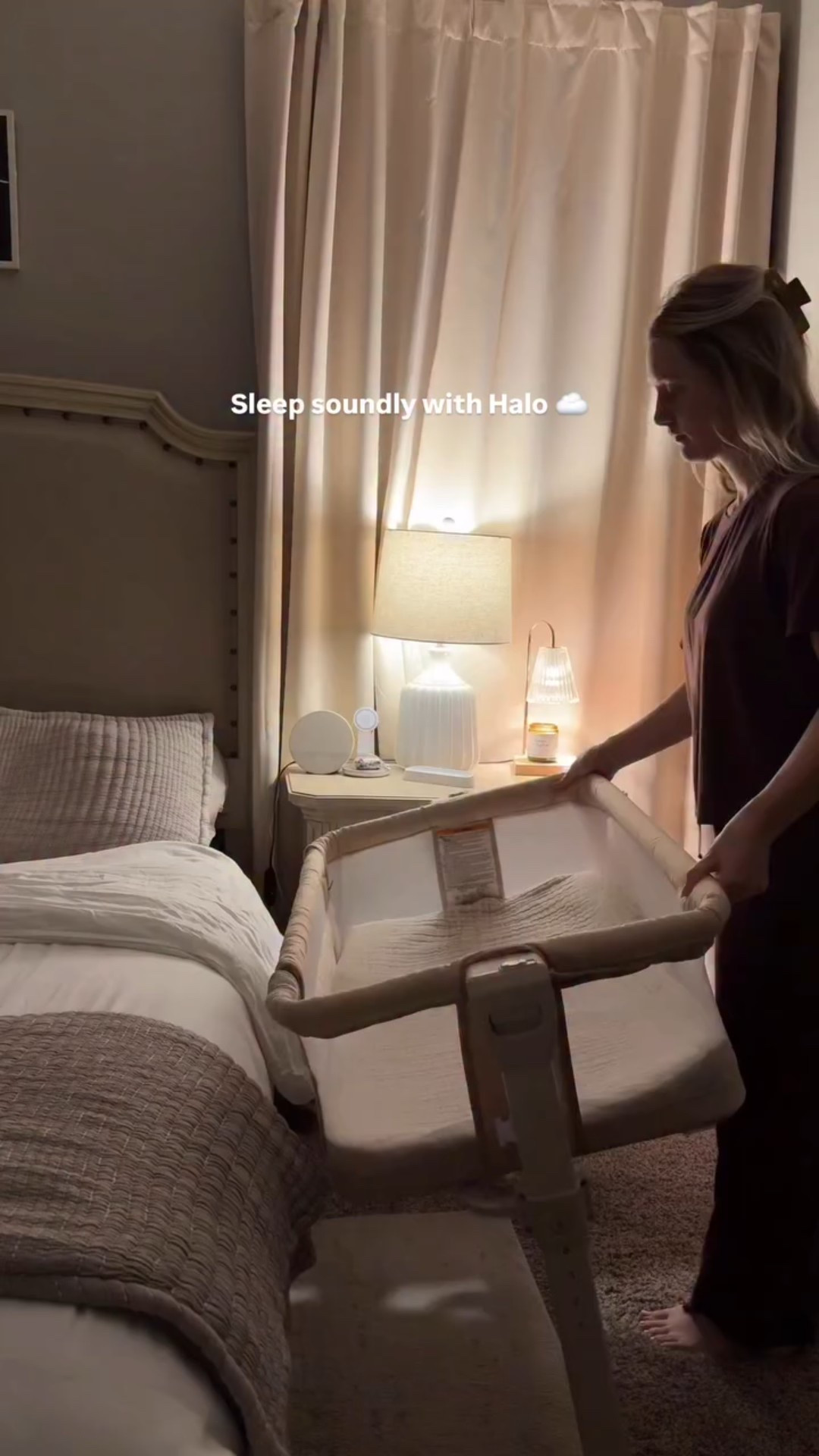 Halo has so many incredible products but my two favorites have to be the bedside BassiNest and any of their bamboo swaddles!
Halo gives my baby the comfort she needs to sleep soundly which allows mom and dad better sleep too 💤

#ad #newbornsleep #postpartum #nightroutine #2monthsold @halosleep